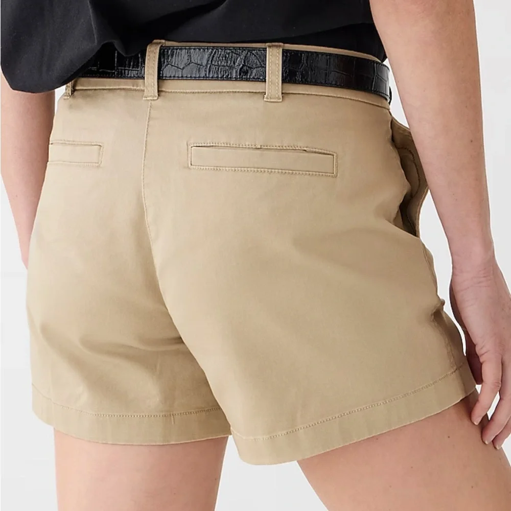 NWT J Crew Classic 4” Stretch Chino Shorts 2 - Picture 3 of 6